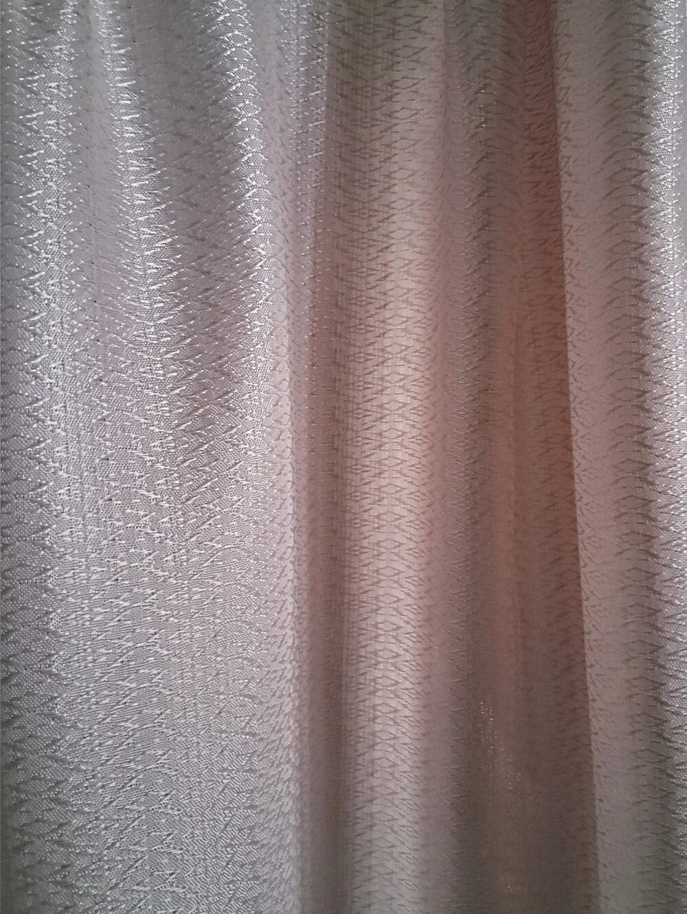 Mid Century Custom Triple Pinch Pleated Draperies - Light Pink - 2 Panels